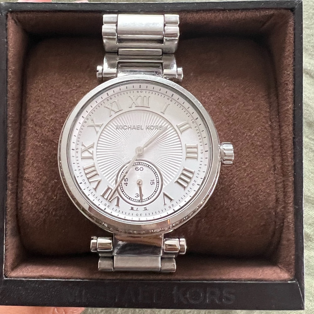 Michael Kors silver watch
